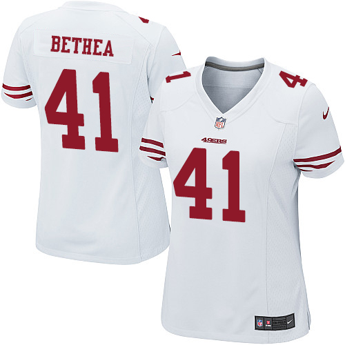 Women's Game Antoine Bethea Nike Jersey White Road - #41 NFL San Francisco 49ers
